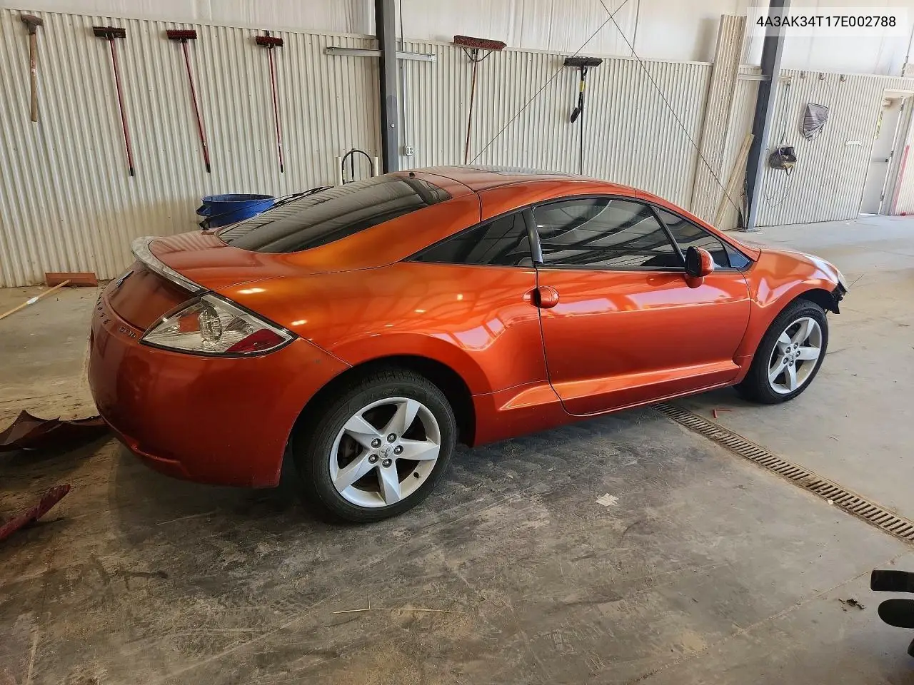 2007 Mitsubishi Eclipse Gt VIN: 4A3AK34T17E002788 Lot: 61770486
