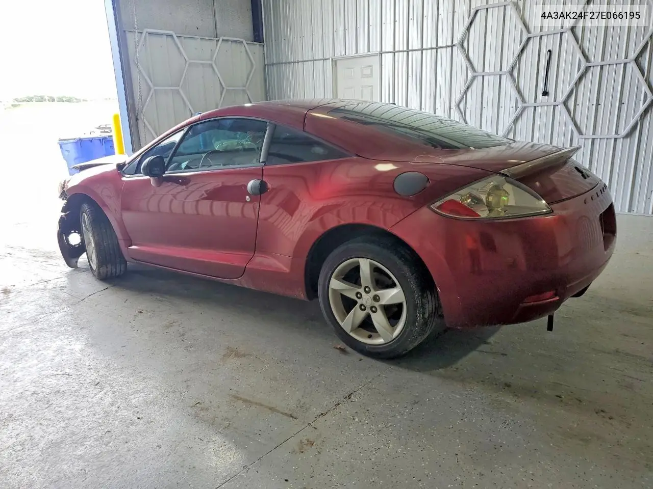 2007 Mitsubishi Eclipse Gs VIN: 4A3AK24F27E066195 Lot: 62071366