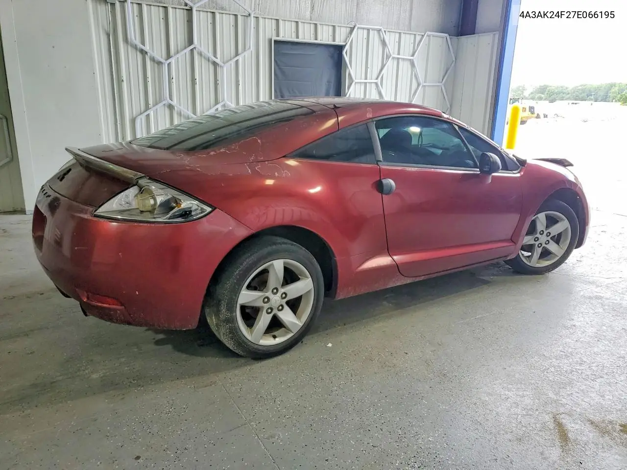 2007 Mitsubishi Eclipse Gs VIN: 4A3AK24F27E066195 Lot: 62071366