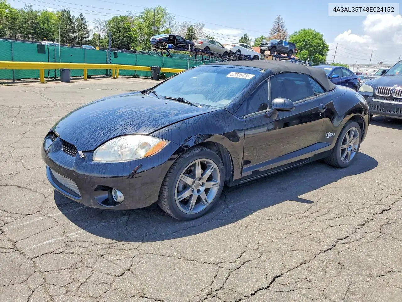 2008 Mitsubishi Eclipse Spyder Gt VIN: 4A3AL35T48E024152 Lot: 56226416
