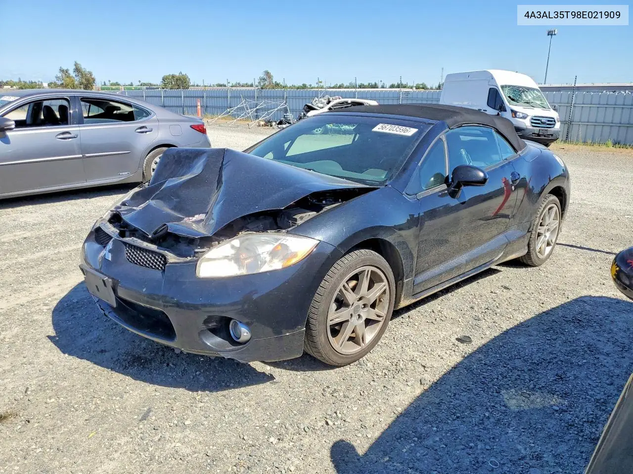 2008 Mitsubishi Eclipse Spyder Gt VIN: 4A3AL35T98E021909 Lot: 56703596