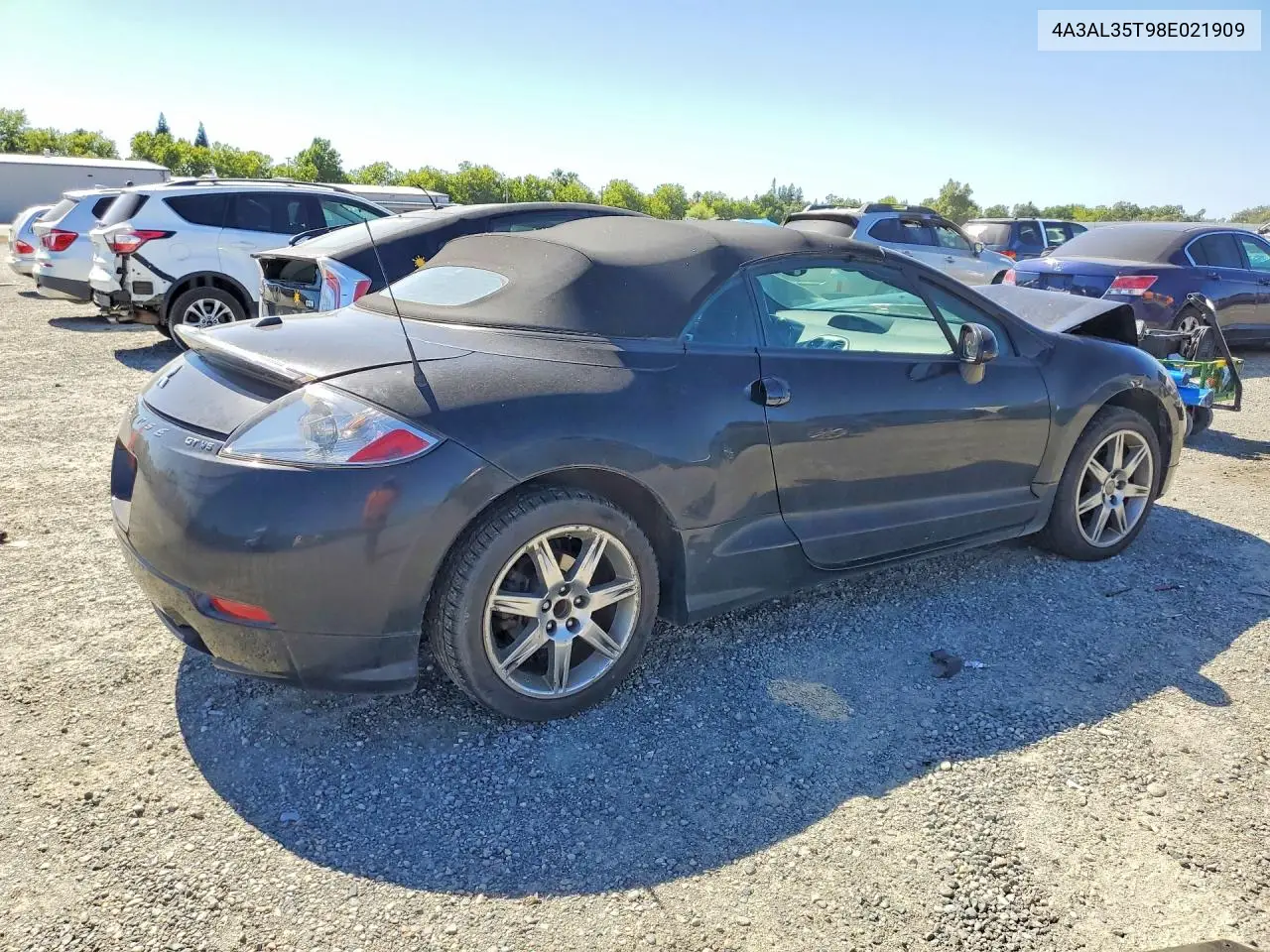 2008 Mitsubishi Eclipse Spyder Gt VIN: 4A3AL35T98E021909 Lot: 56703596