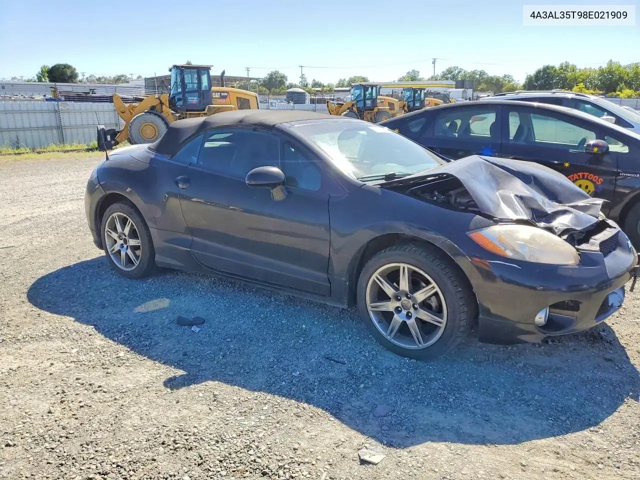 2008 Mitsubishi Eclipse Spyder Gt VIN: 4A3AL35T98E021909 Lot: 56703596