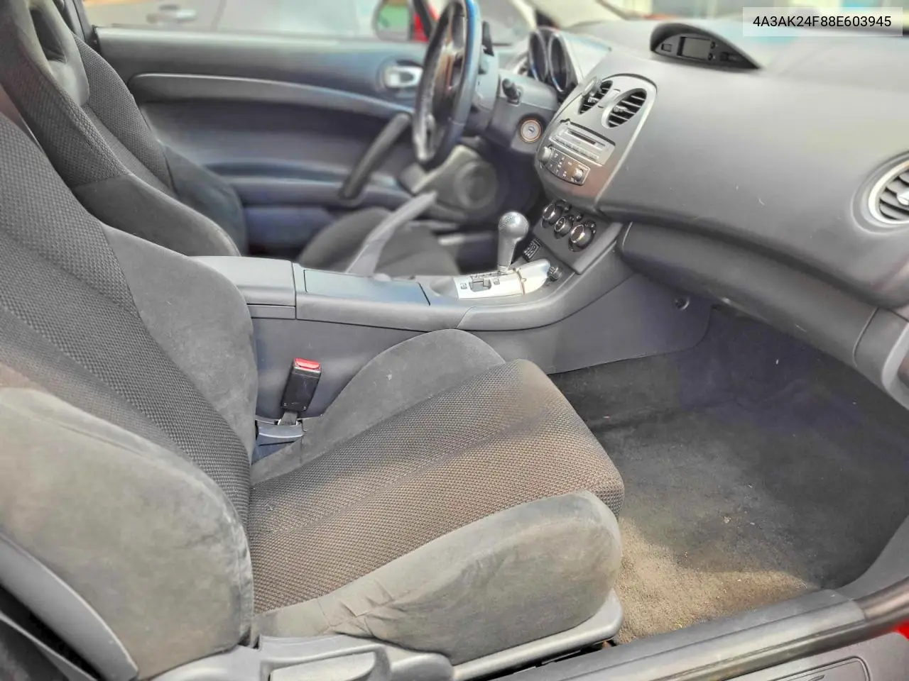 2008 Mitsubishi Eclipse Gs VIN: 4A3AK24F88E603945 Lot: 57969646