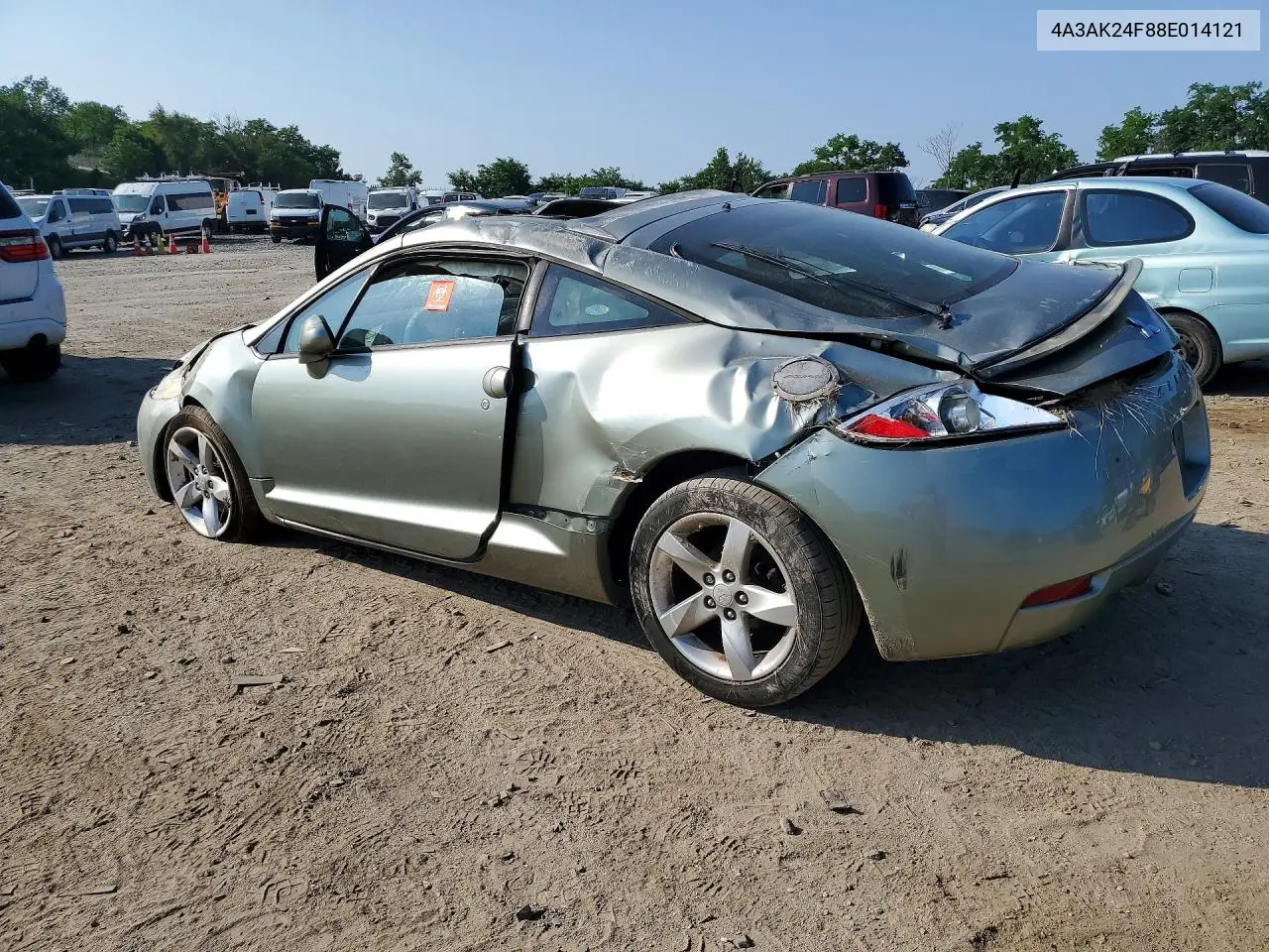 2008 Mitsubishi Eclipse VIN: 4A3AK24F88E014121 Lot: 59320666