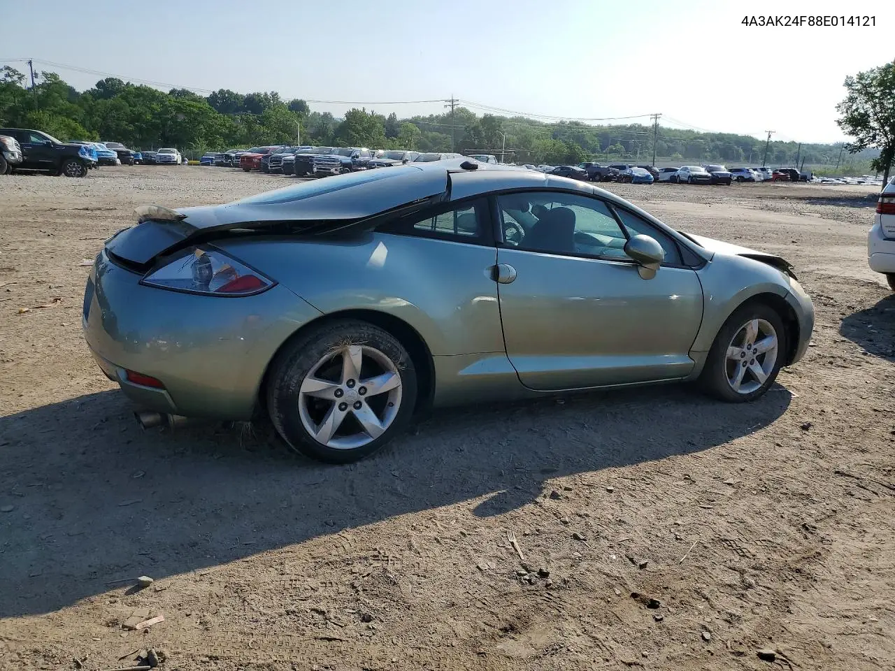 2008 Mitsubishi Eclipse VIN: 4A3AK24F88E014121 Lot: 59320666