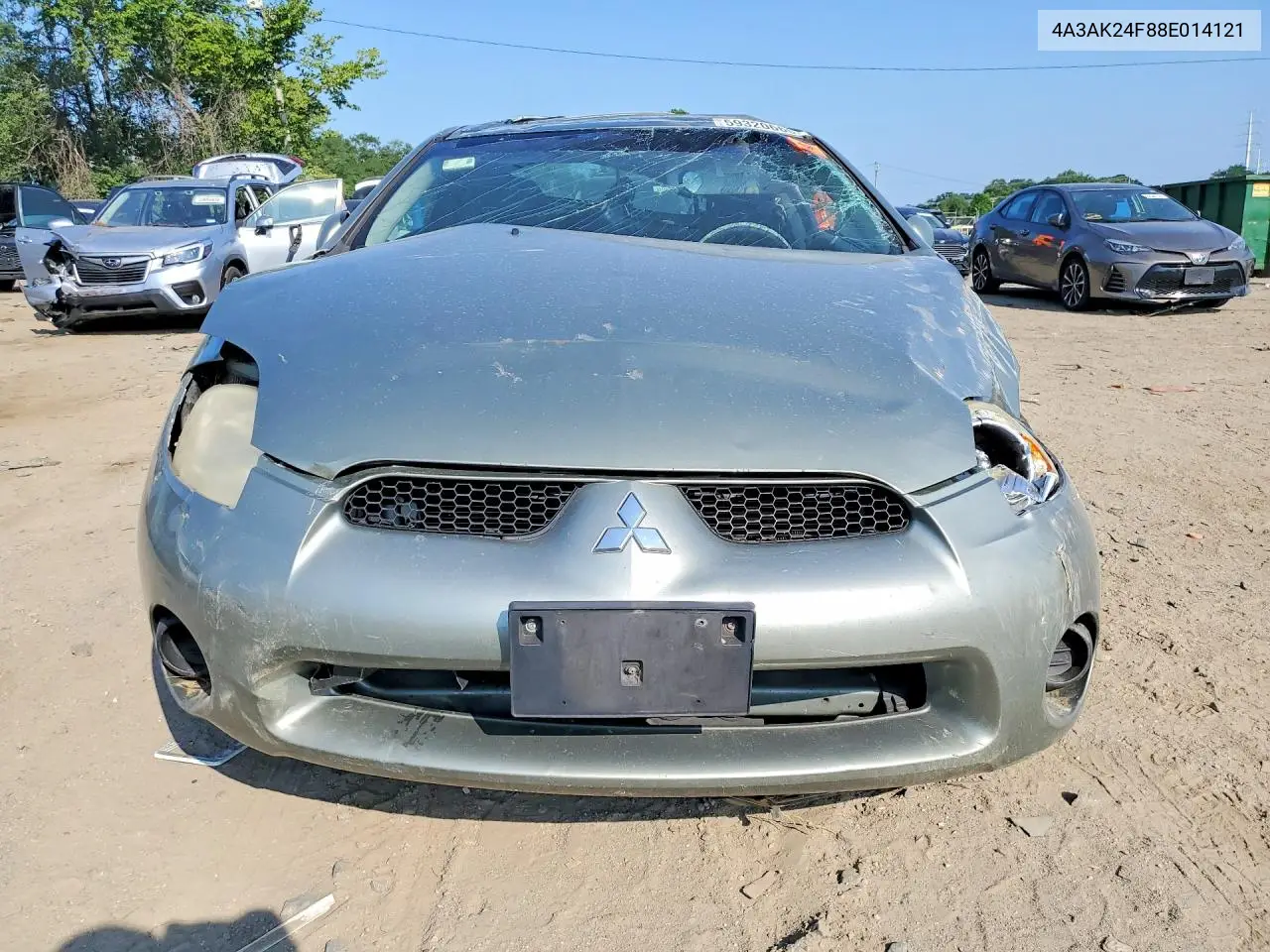 2008 Mitsubishi Eclipse VIN: 4A3AK24F88E014121 Lot: 59320666