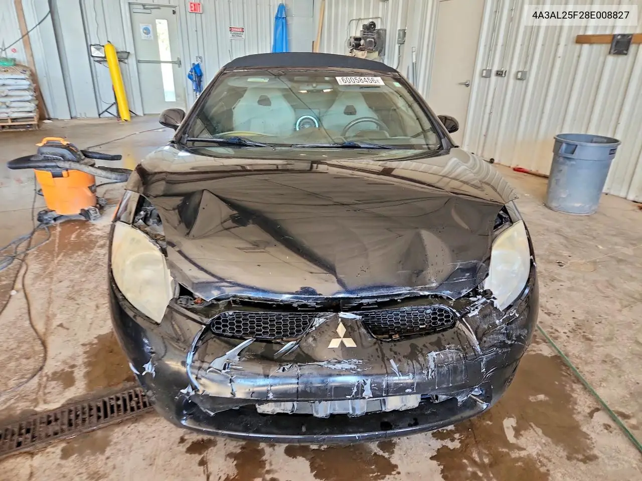 2008 Mitsubishi Eclipse Spyder Gs VIN: 4A3AL25F28E008827 Lot: 60058456