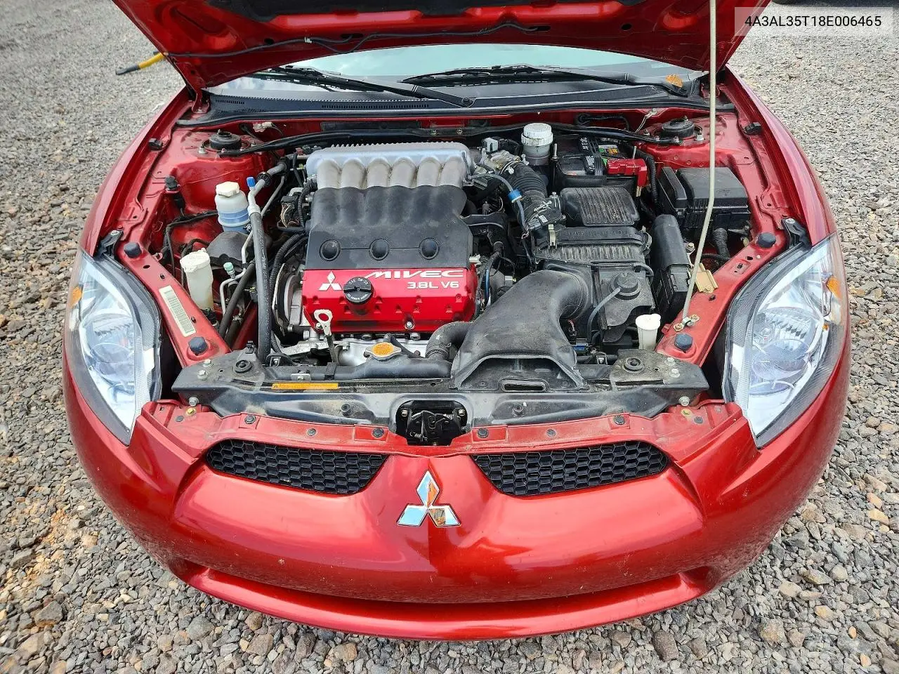 2008 Mitsubishi Eclipse Spyder Gt VIN: 4A3AL35T18E006465 Lot: 60814076