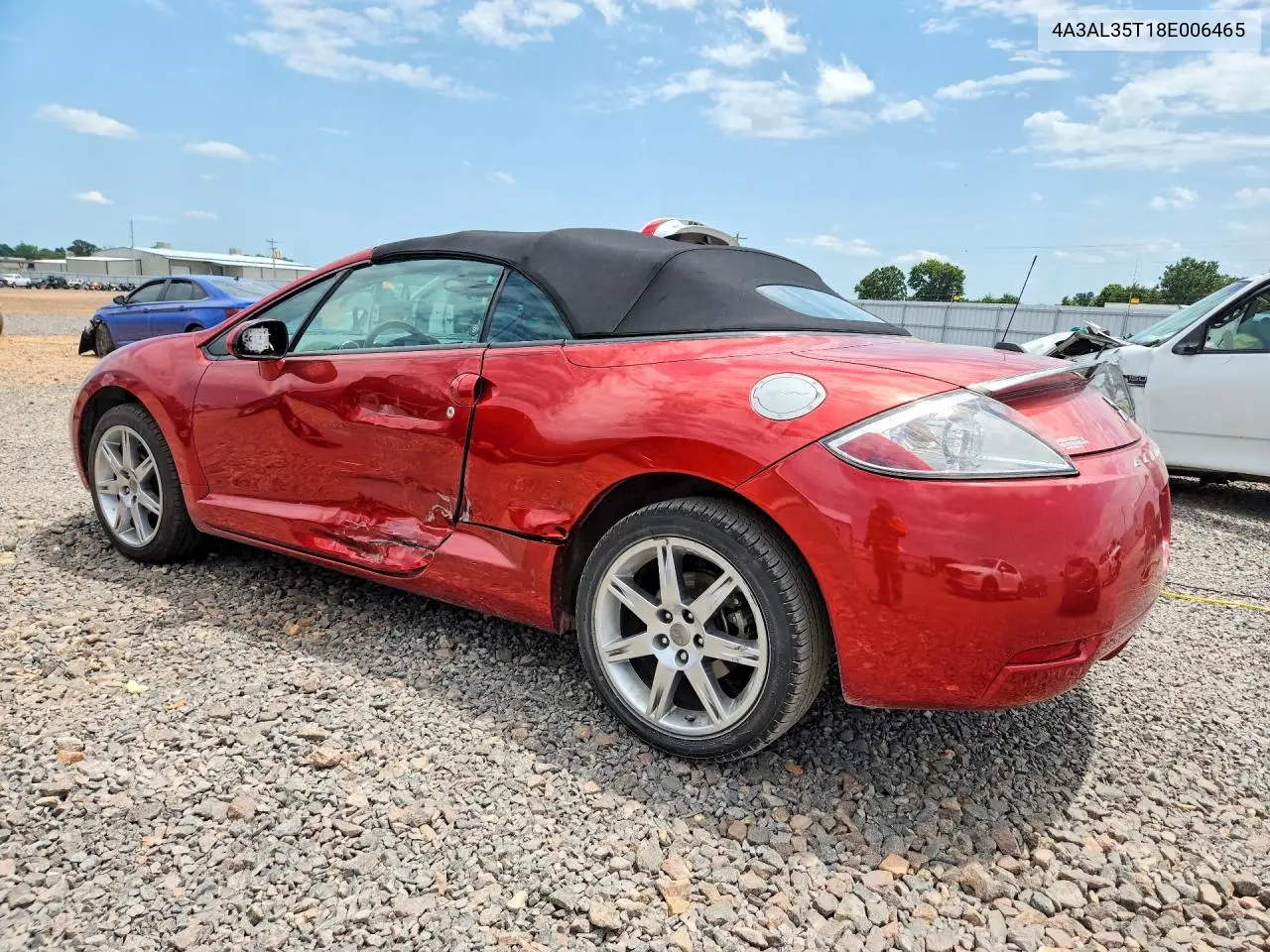 2008 Mitsubishi Eclipse Spyder Gt VIN: 4A3AL35T18E006465 Lot: 60814076