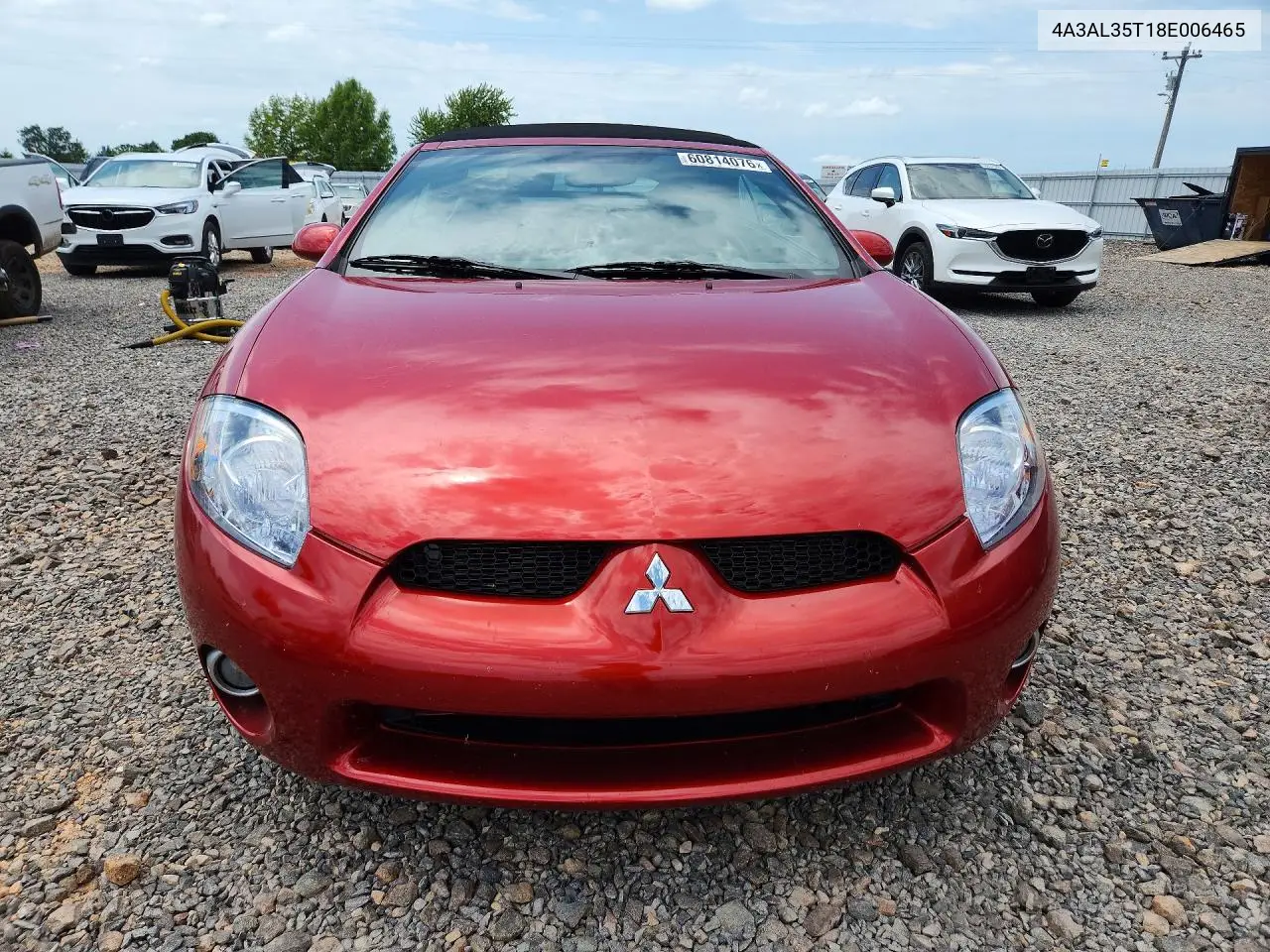 2008 Mitsubishi Eclipse Spyder Gt VIN: 4A3AL35T18E006465 Lot: 60814076