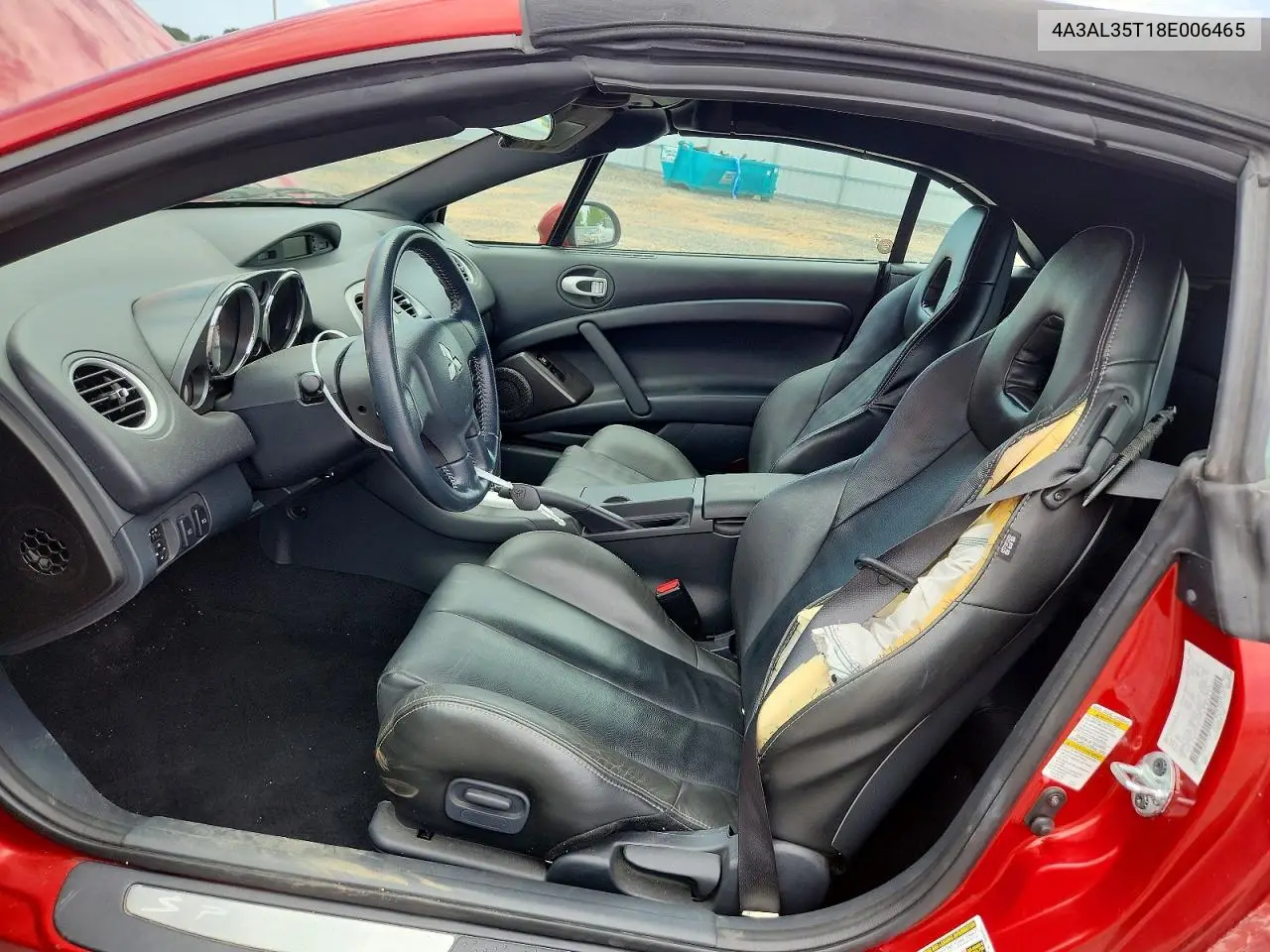 2008 Mitsubishi Eclipse Spyder Gt VIN: 4A3AL35T18E006465 Lot: 60814076