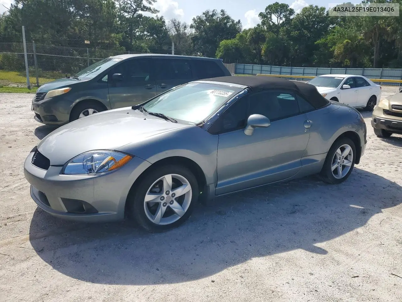 2009 Mitsubishi Eclipse Spyder Gs VIN: 4A3AL25F19E013406 Lot: 60776056