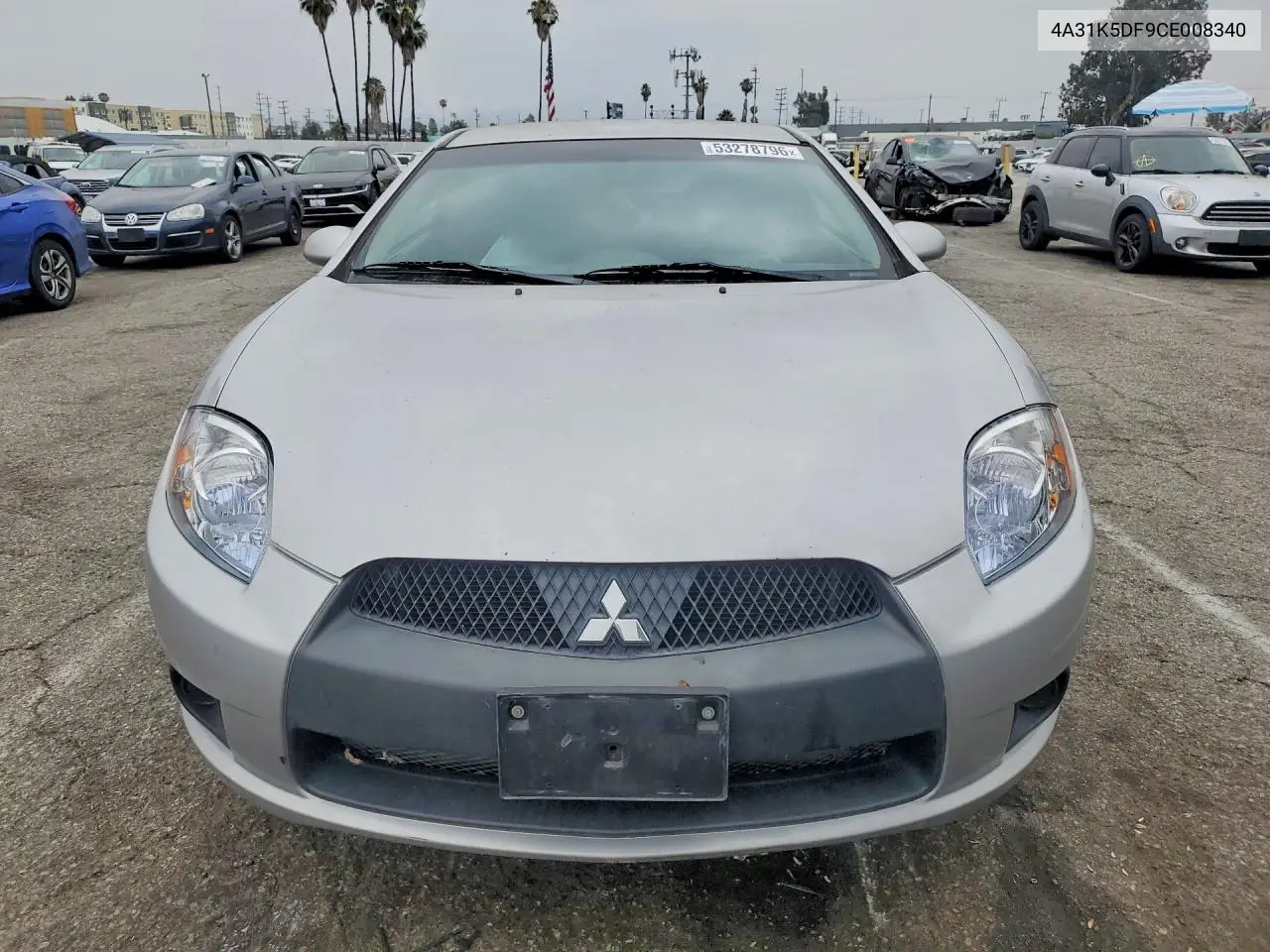 2012 Mitsubishi Eclipse Gs Sport VIN: 4A31K5DF9CE008340 Lot: 53278796
