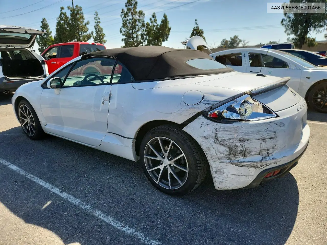 2012 Mitsubishi Eclipse Spyder Gs VIN: 4A37L5EF8CE001465 Lot: 56253446