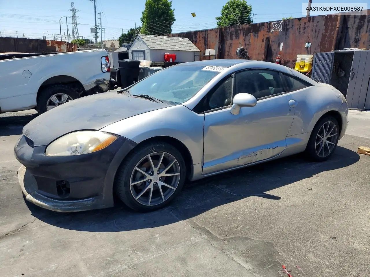 2012 Mitsubishi Eclipse Gs Sport VIN: 4A31K5DFXCE008587 Lot: 57856416