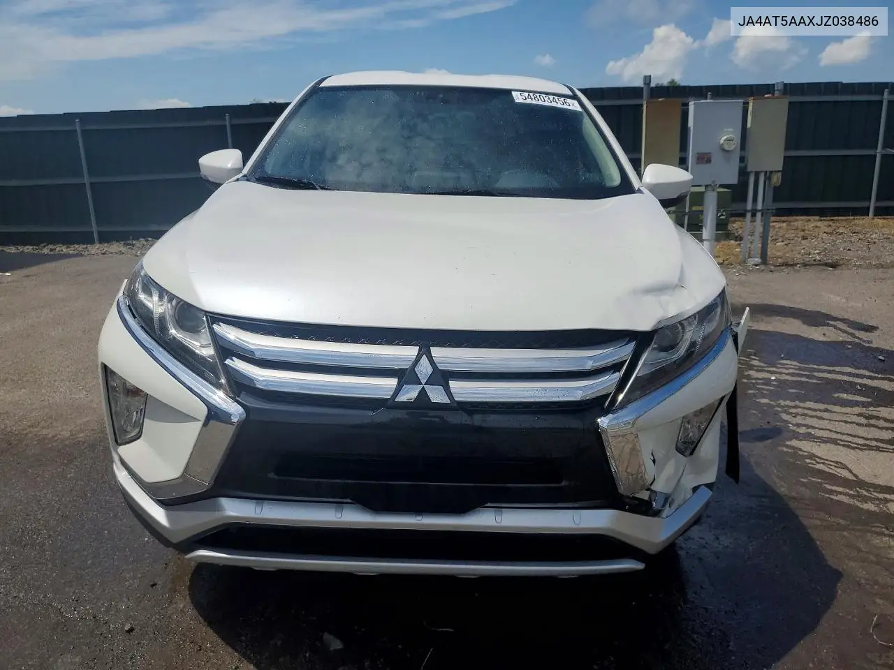 2018 Mitsubishi Eclipse Cross Se VIN: JA4AT5AAXJZ038486 Lot: 54803456