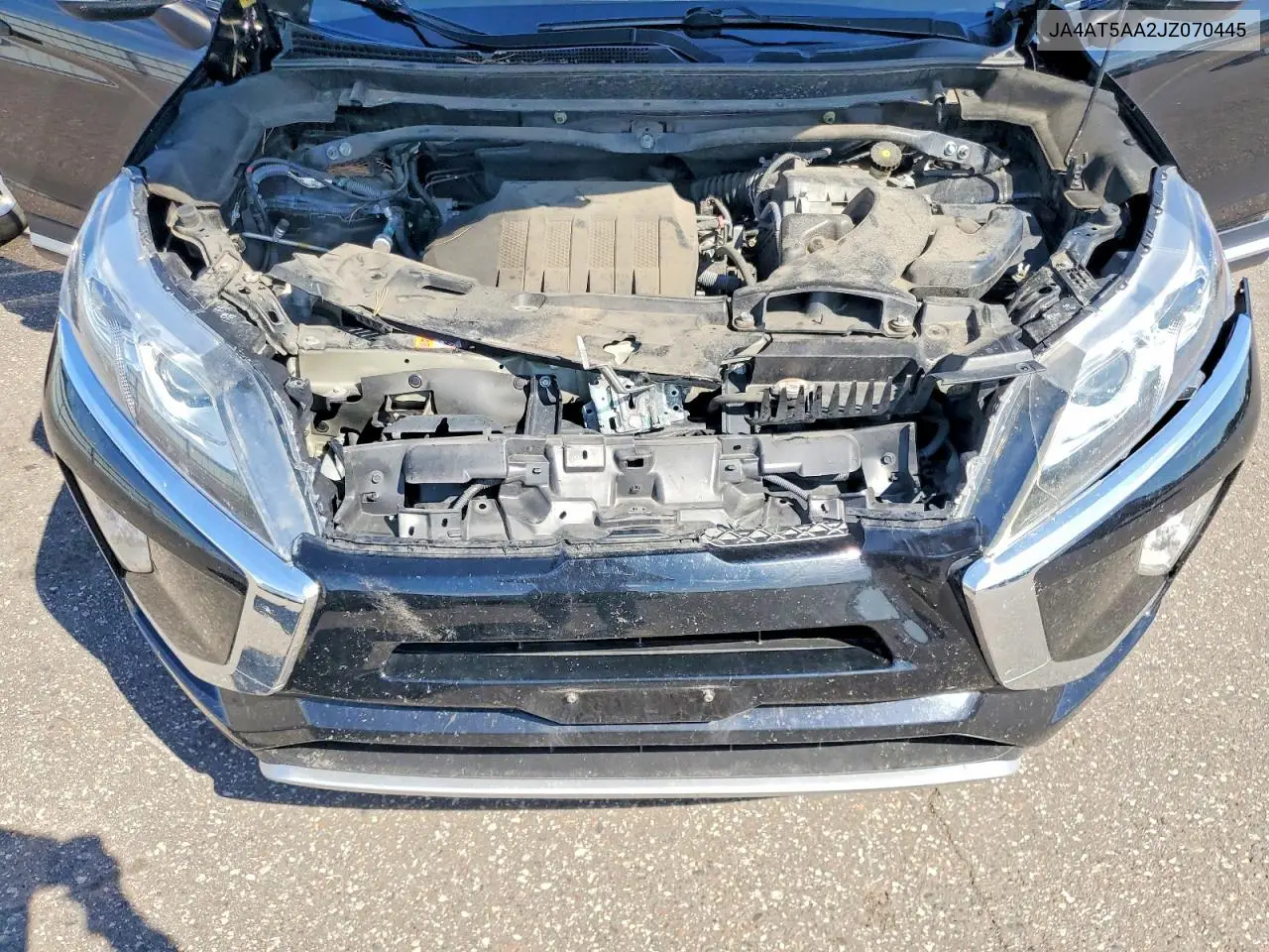 2018 Mitsubishi Eclipse Cross Black VIN: JA4AT5AA2JZ070445 Lot: 59326356