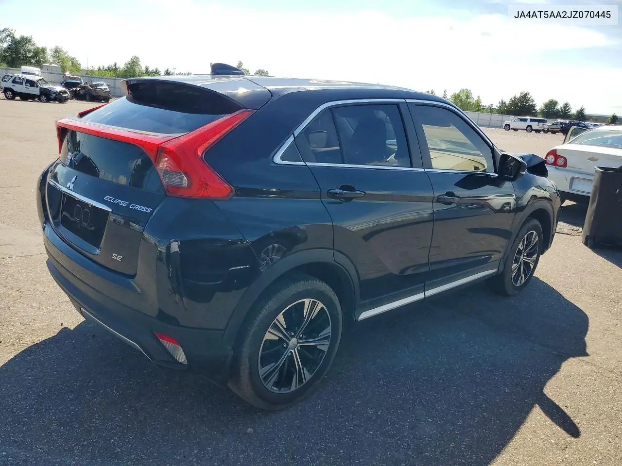 2018 Mitsubishi Eclipse Cross Black VIN: JA4AT5AA2JZ070445 Lot: 59326356