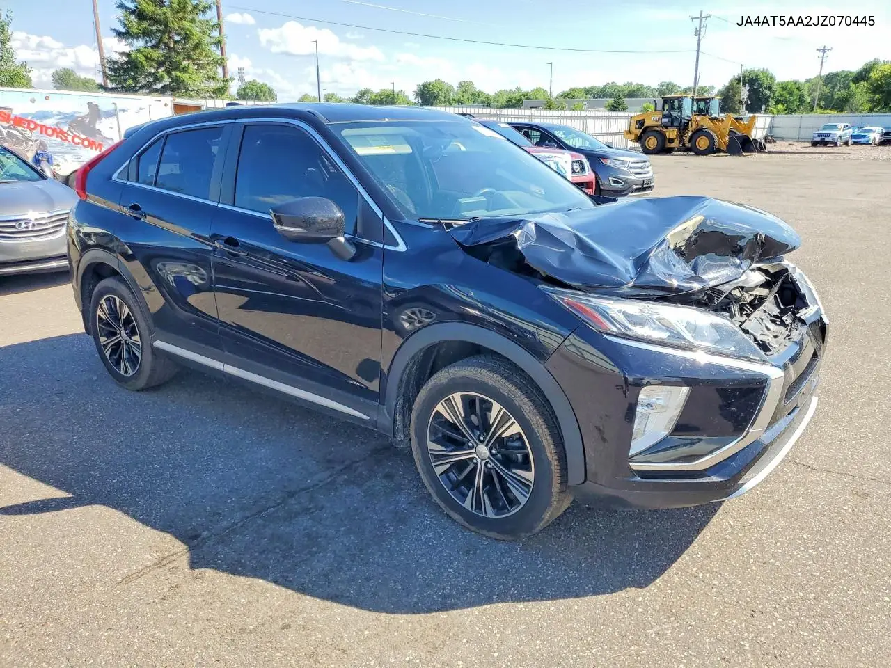 2018 Mitsubishi Eclipse Cross Black VIN: JA4AT5AA2JZ070445 Lot: 59326356
