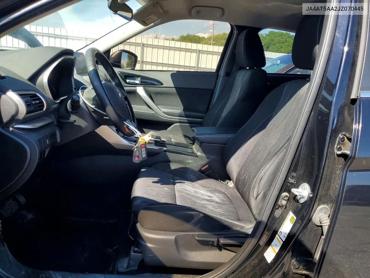 2018 Mitsubishi Eclipse Cross Black VIN: JA4AT5AA2JZ070445 Lot: 59326356