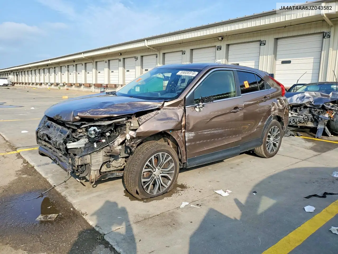 2018 Mitsubishi Eclipse Cross Le VIN: JA4AT4AA6JZ043582 Lot: 59806916