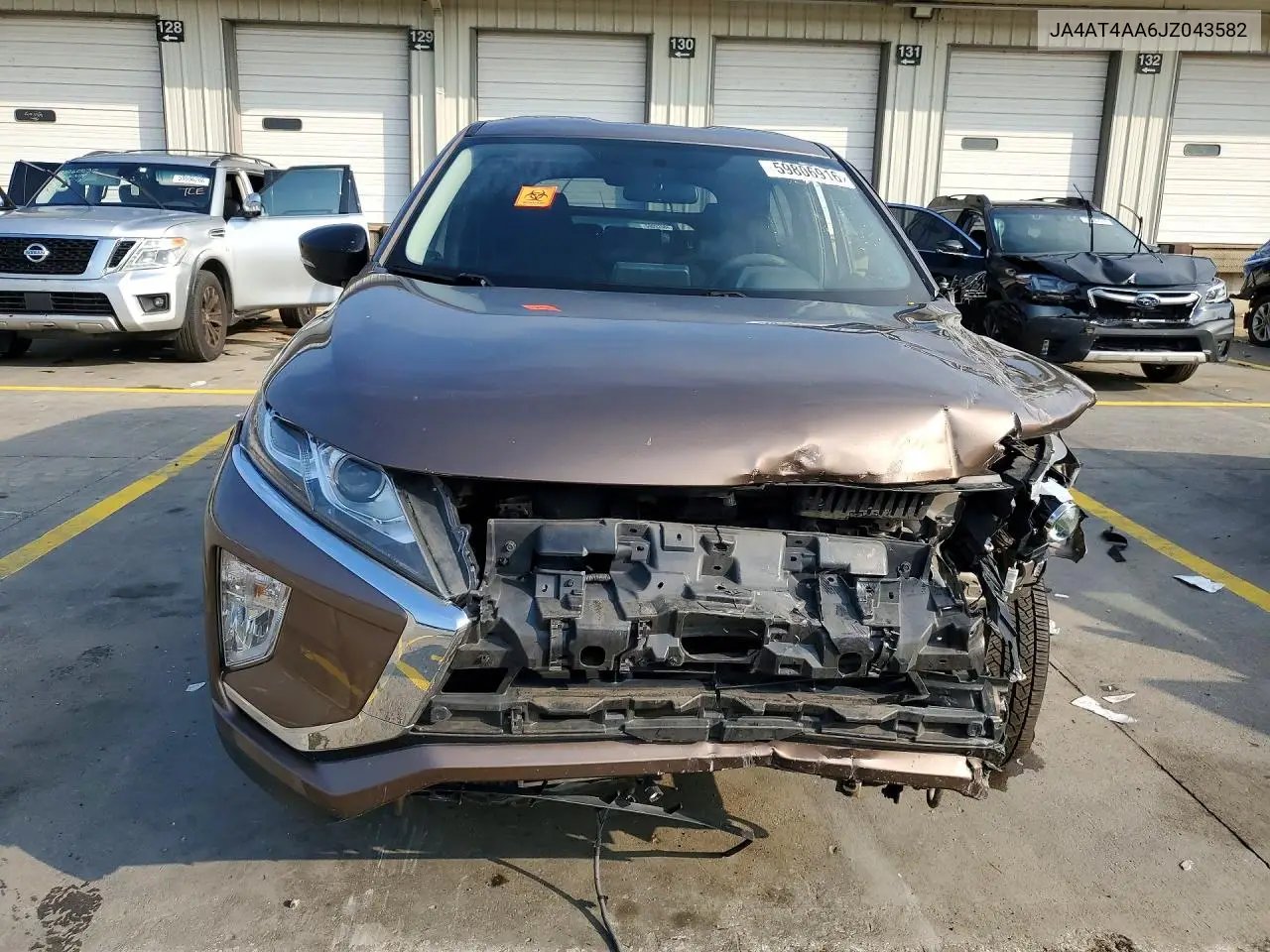2018 Mitsubishi Eclipse Cross Le VIN: JA4AT4AA6JZ043582 Lot: 59806916