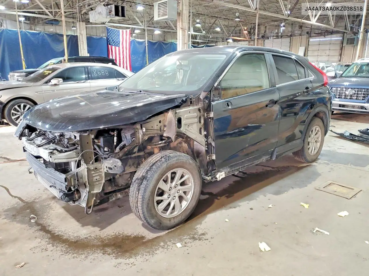 2019 Mitsubishi Eclipse Cross Es VIN: JA4AT3AA0KZ038518 Lot: 51070756