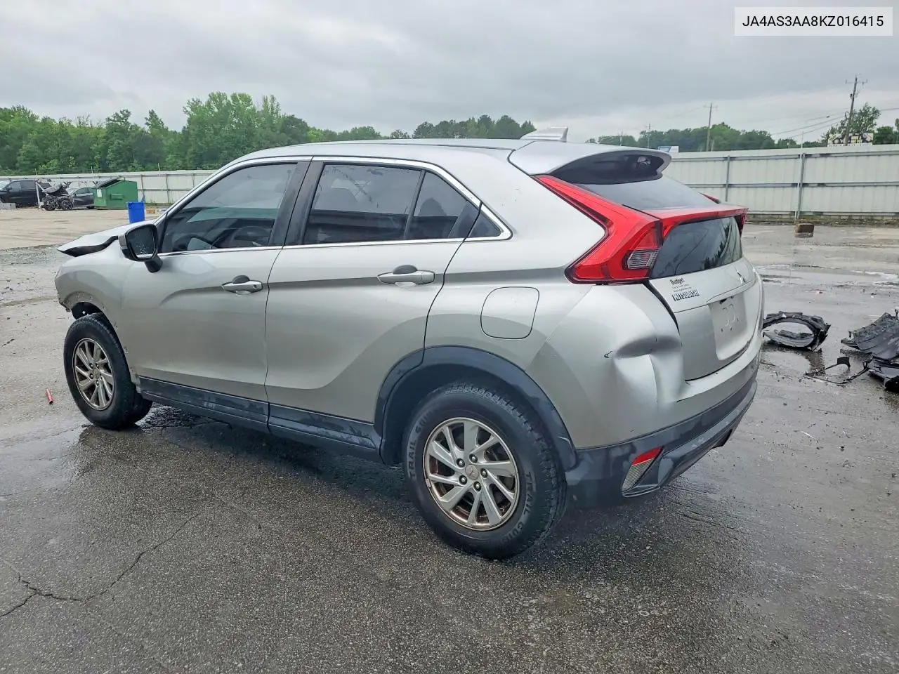 2019 Mitsubishi Eclipse Cross Es VIN: JA4AS3AA8KZ016415 Lot: 51849756