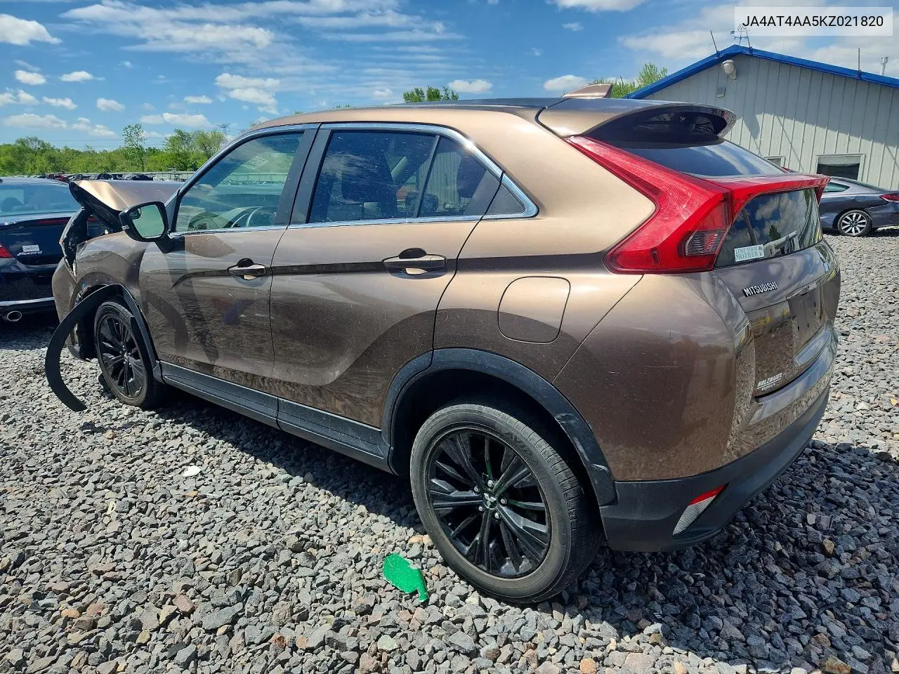 2019 Mitsubishi Eclipse Cross Le VIN: JA4AT4AA5KZ021820 Lot: 52550706