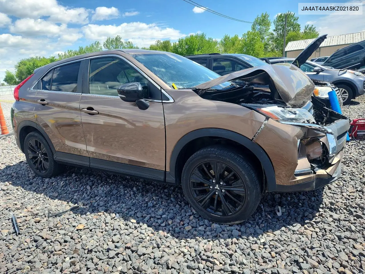 2019 Mitsubishi Eclipse Cross Le VIN: JA4AT4AA5KZ021820 Lot: 52550706