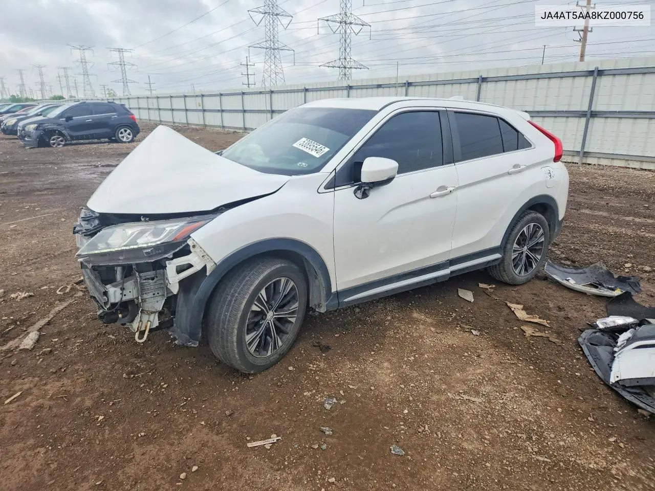 2019 Mitsubishi Eclipse Cross Se VIN: JA4AT5AA8KZ000756 Lot: 53895546