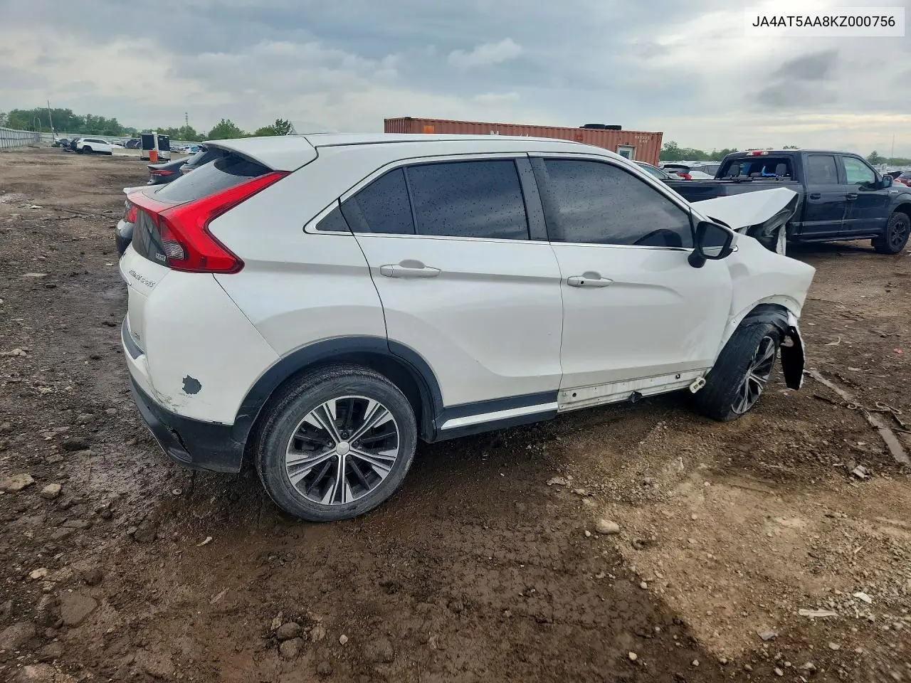 2019 Mitsubishi Eclipse Cross Se VIN: JA4AT5AA8KZ000756 Lot: 53895546