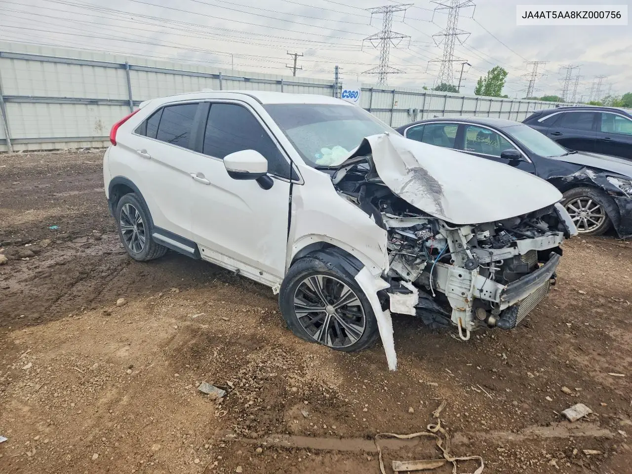 2019 Mitsubishi Eclipse Cross Se VIN: JA4AT5AA8KZ000756 Lot: 53895546