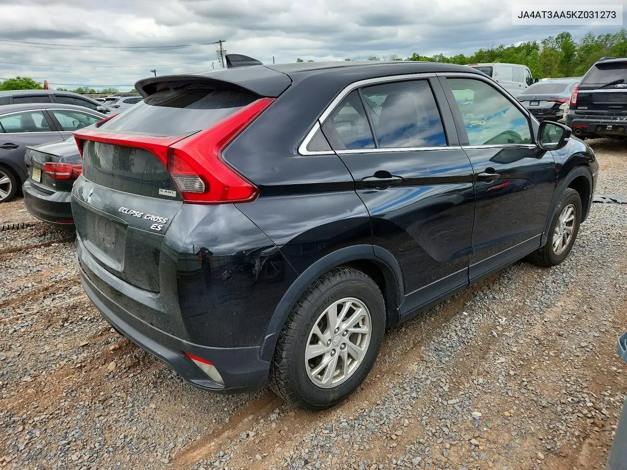 2019 Mitsubishi Eclipse Cross Es VIN: JA4AT3AA5KZ031273 Lot: 53952876