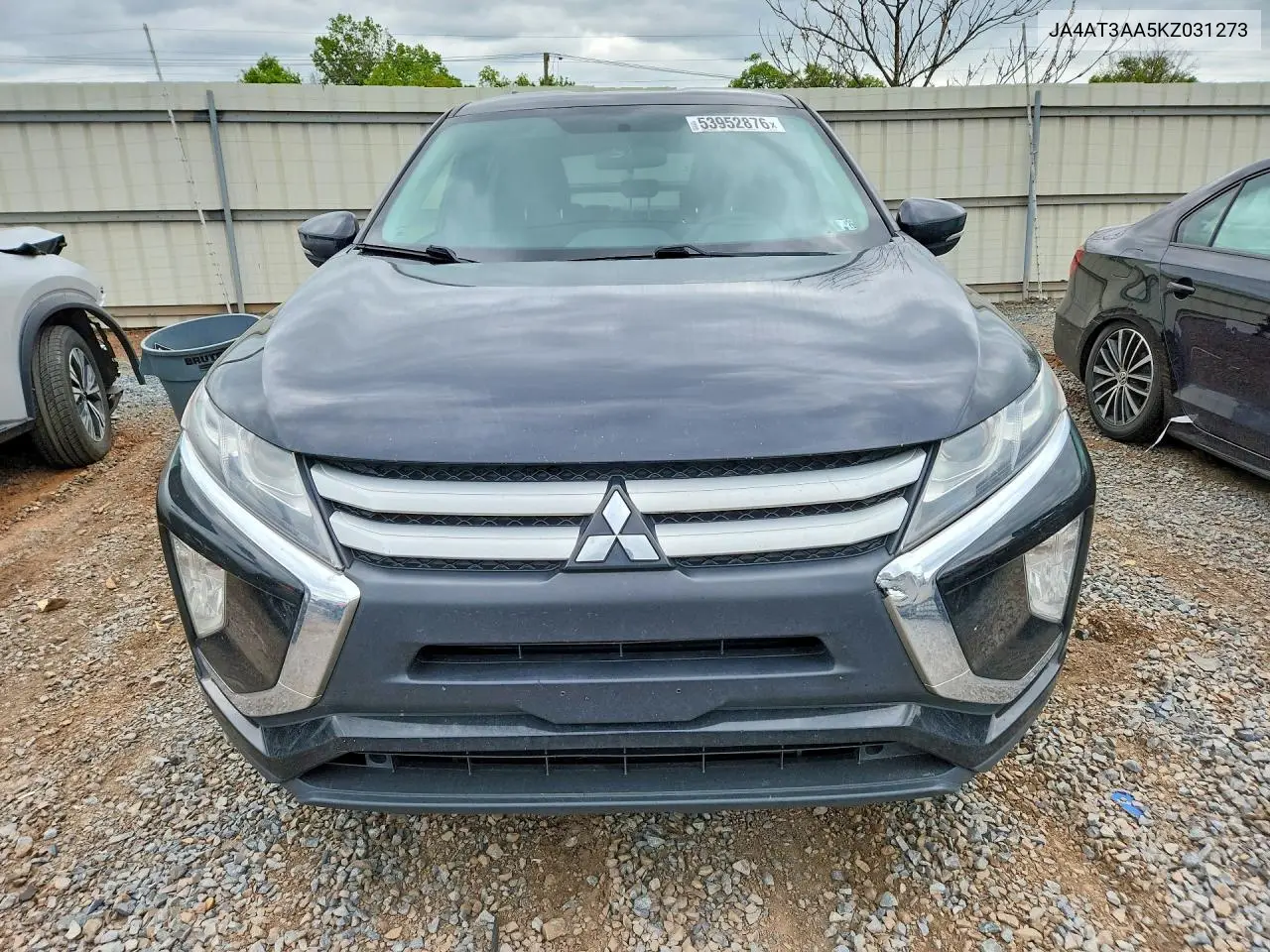 2019 Mitsubishi Eclipse Cross Es VIN: JA4AT3AA5KZ031273 Lot: 53952876