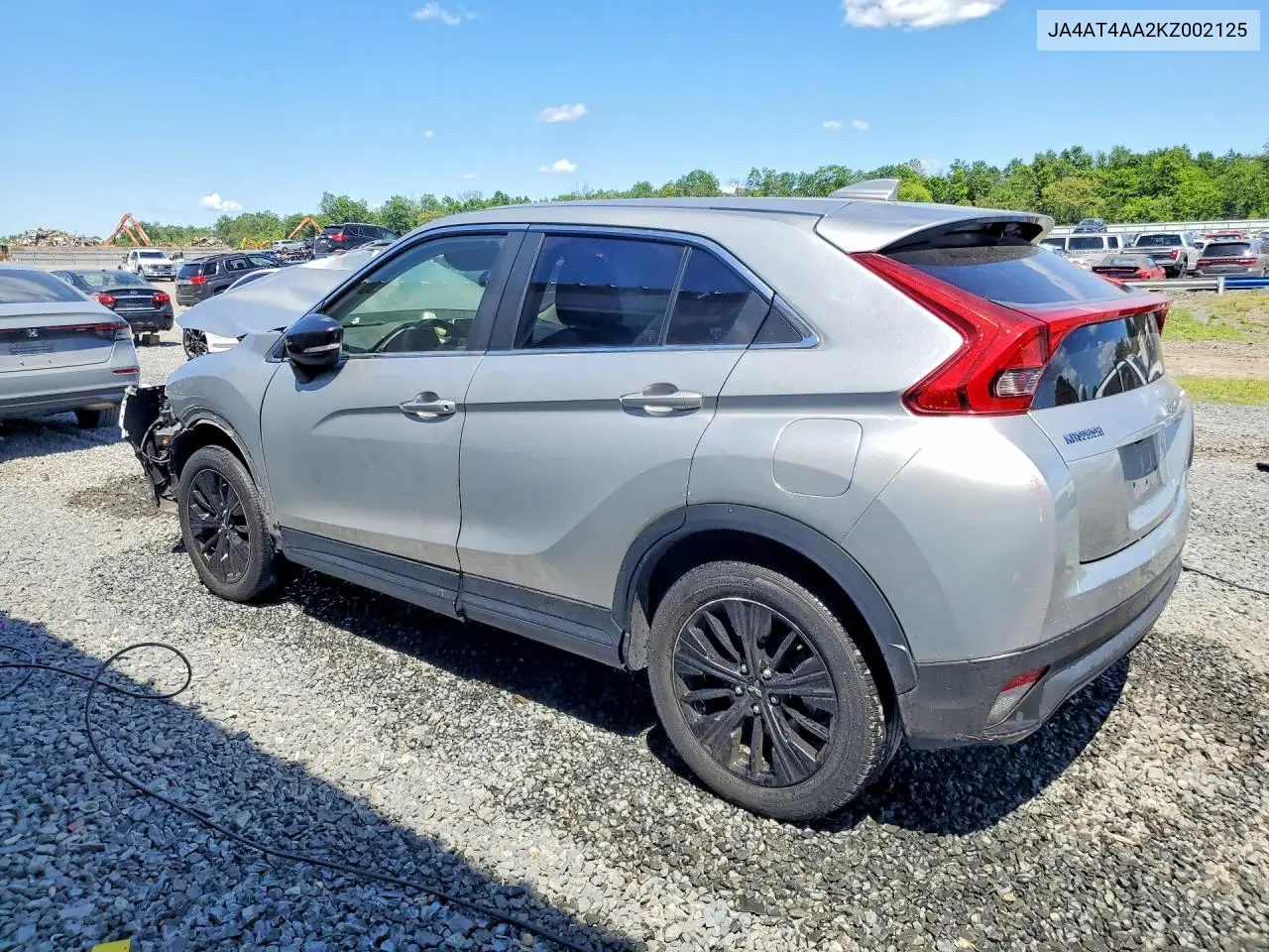 2019 Mitsubishi Eclipse Cross Le VIN: JA4AT4AA2KZ002125 Lot: 54550016