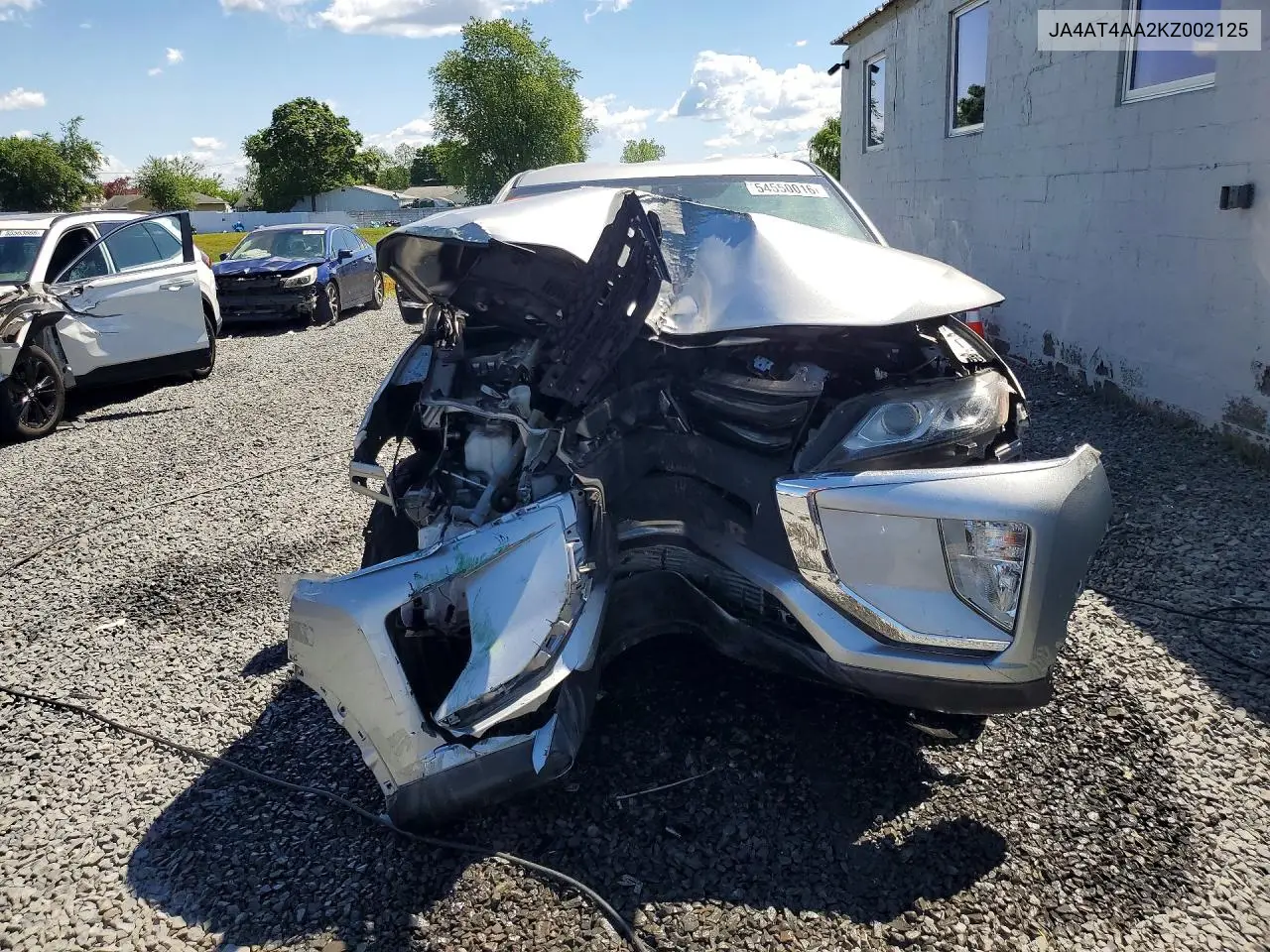 2019 Mitsubishi Eclipse Cross Le VIN: JA4AT4AA2KZ002125 Lot: 54550016