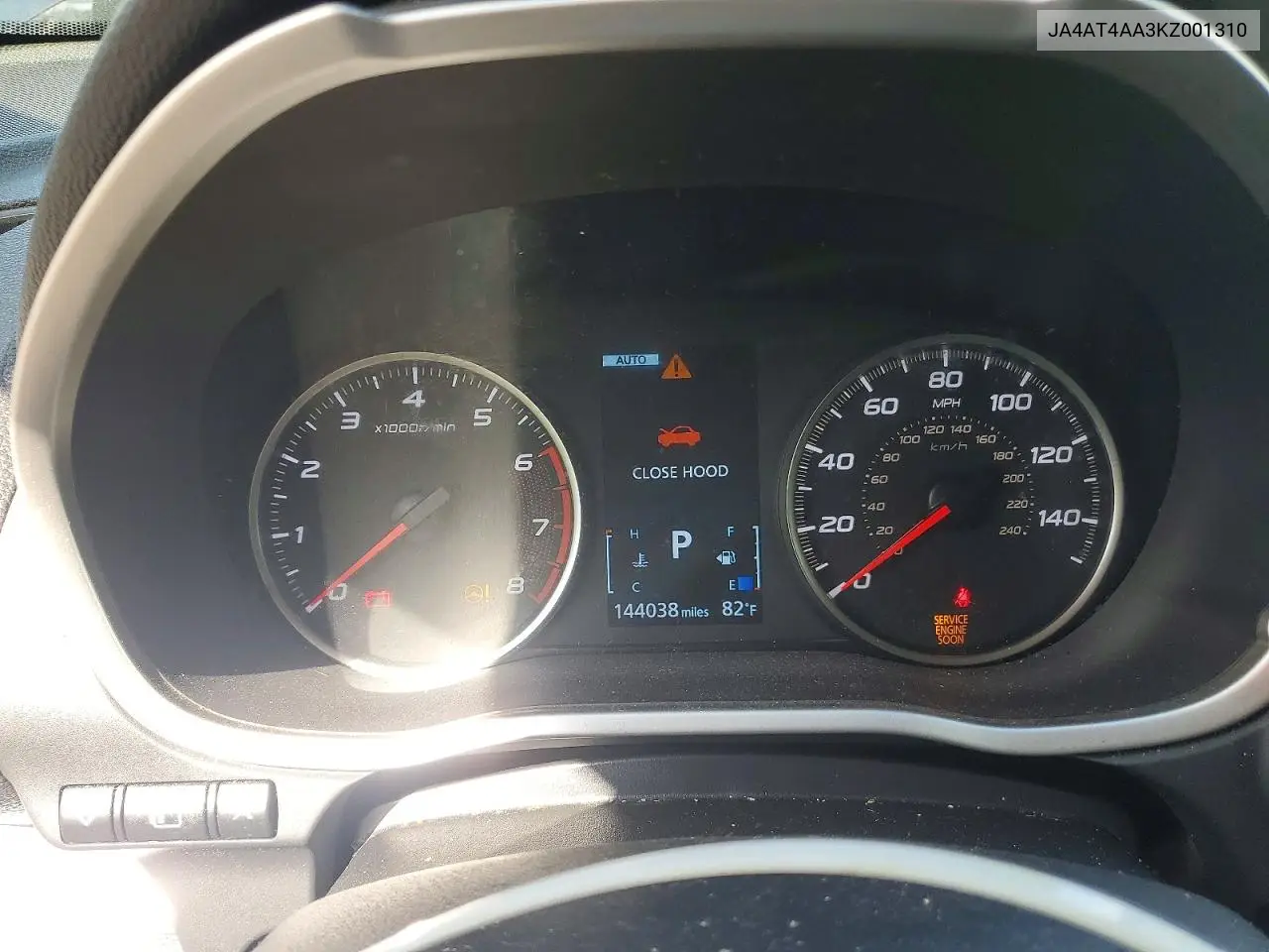 2019 Mitsubishi Eclipse Cross Le VIN: JA4AT4AA3KZ001310 Lot: 55008716