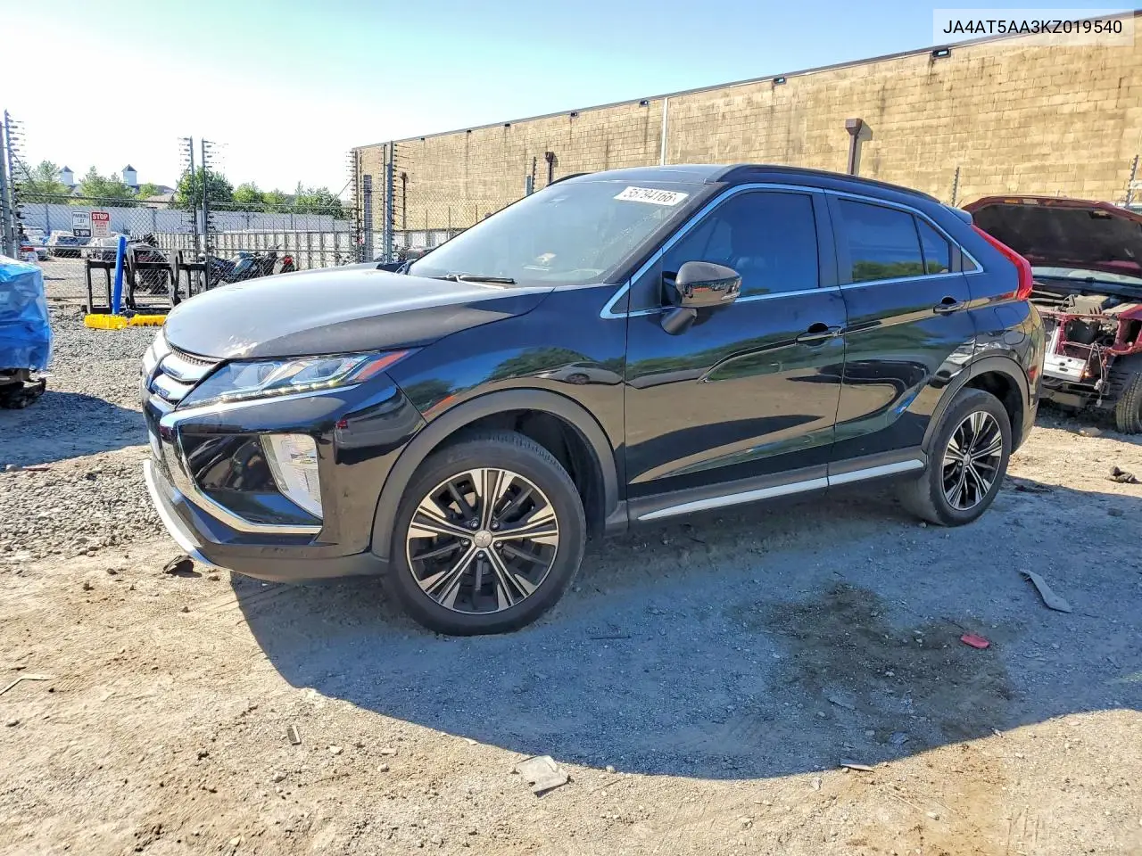 2019 Mitsubishi Eclipse Cross Se VIN: JA4AT5AA3KZ019540 Lot: 55794166