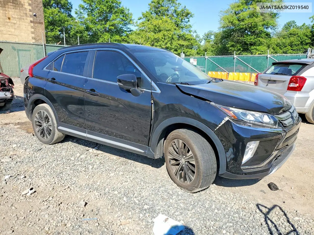 2019 Mitsubishi Eclipse Cross Se VIN: JA4AT5AA3KZ019540 Lot: 55794166