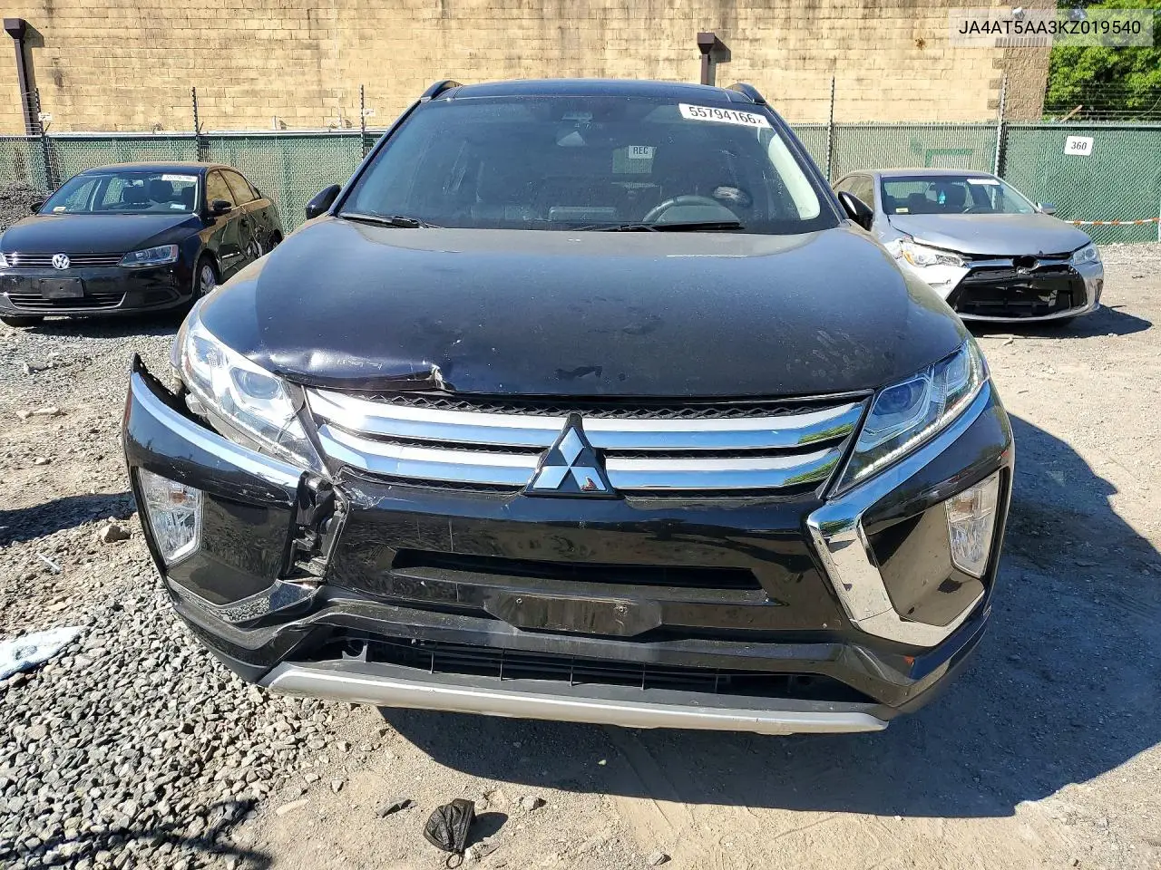 2019 Mitsubishi Eclipse Cross Se VIN: JA4AT5AA3KZ019540 Lot: 55794166