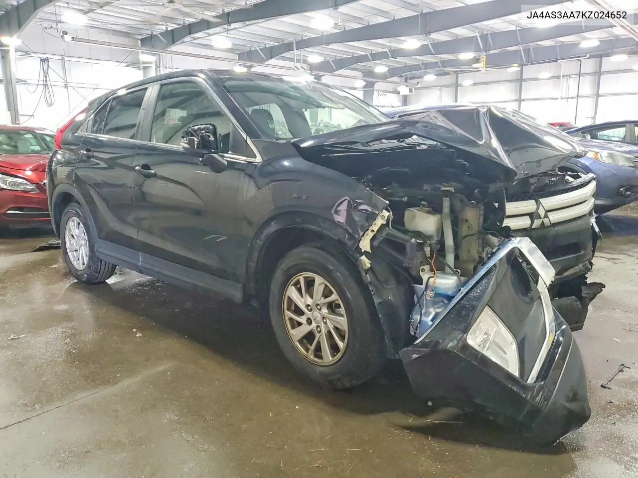 2019 Mitsubishi Eclipse Cross Es VIN: JA4AS3AA7KZ024652 Lot: 56276096