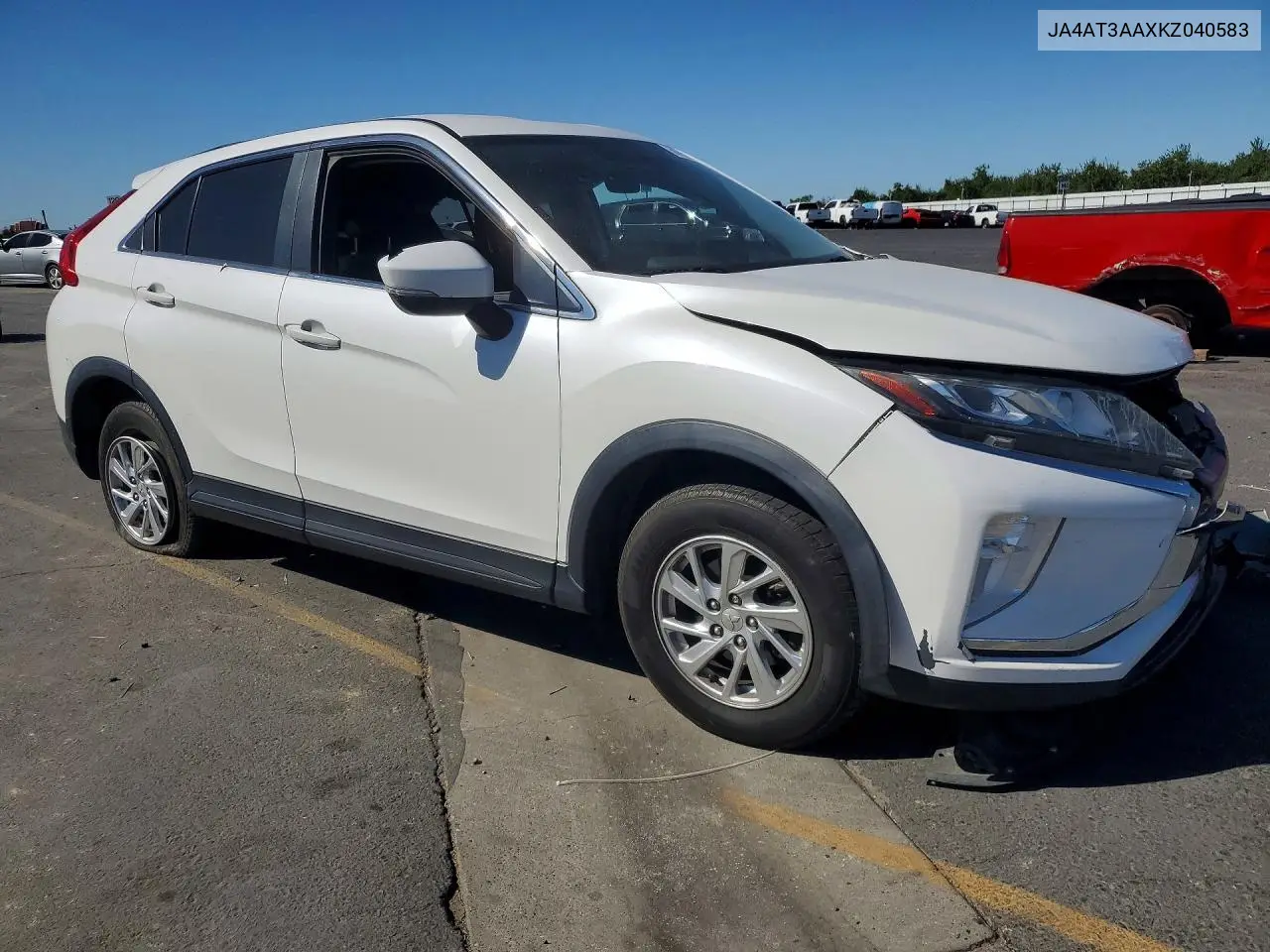 2019 Mitsubishi Eclipse Cross Es VIN: JA4AT3AAXKZ040583 Lot: 56736796
