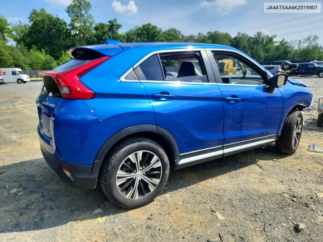 2019 Mitsubishi Eclipse Cross Se VIN: JA4AT5AA6KZ019807 Lot: 56771286