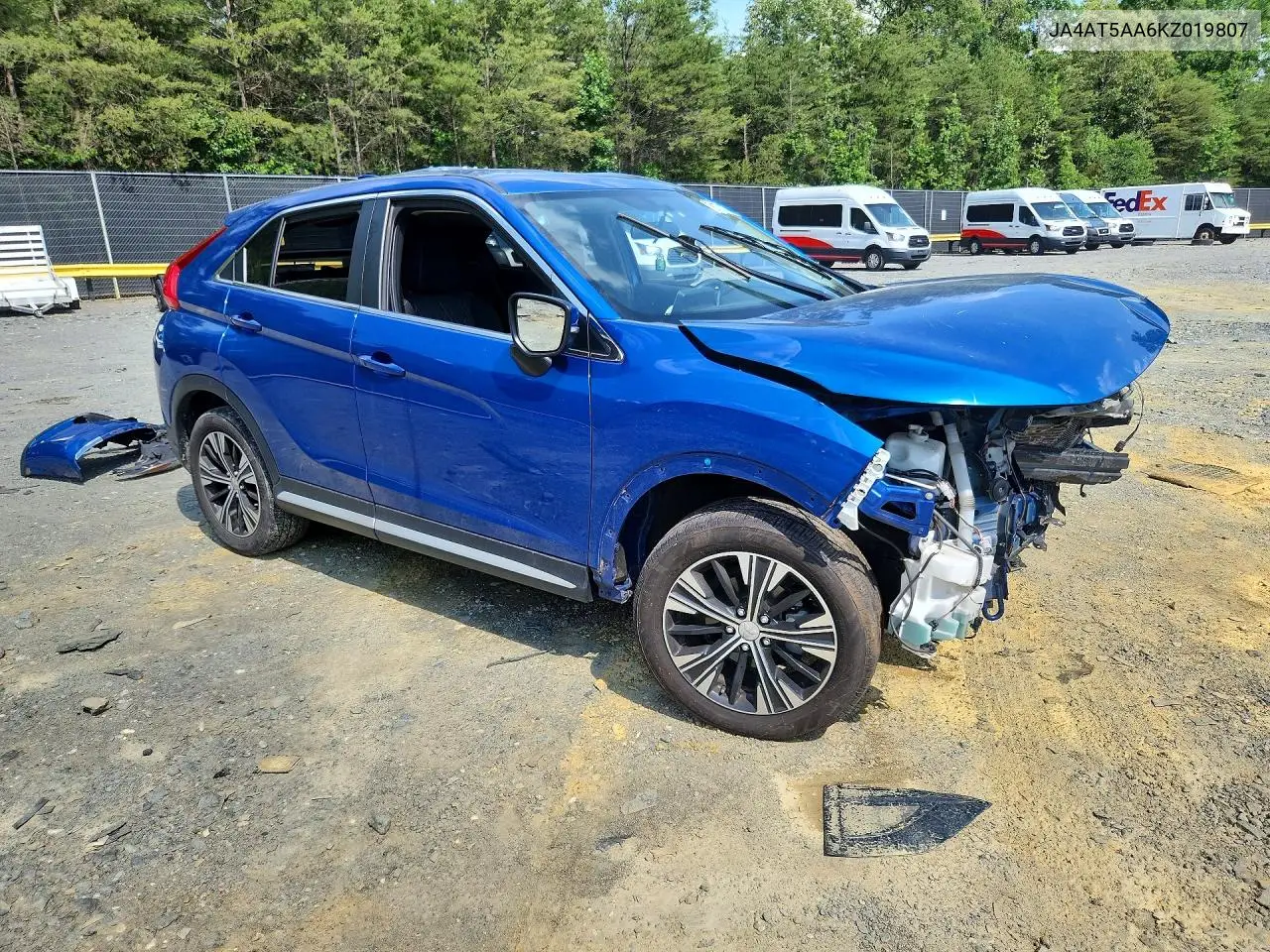 2019 Mitsubishi Eclipse Cross Se VIN: JA4AT5AA6KZ019807 Lot: 56771286