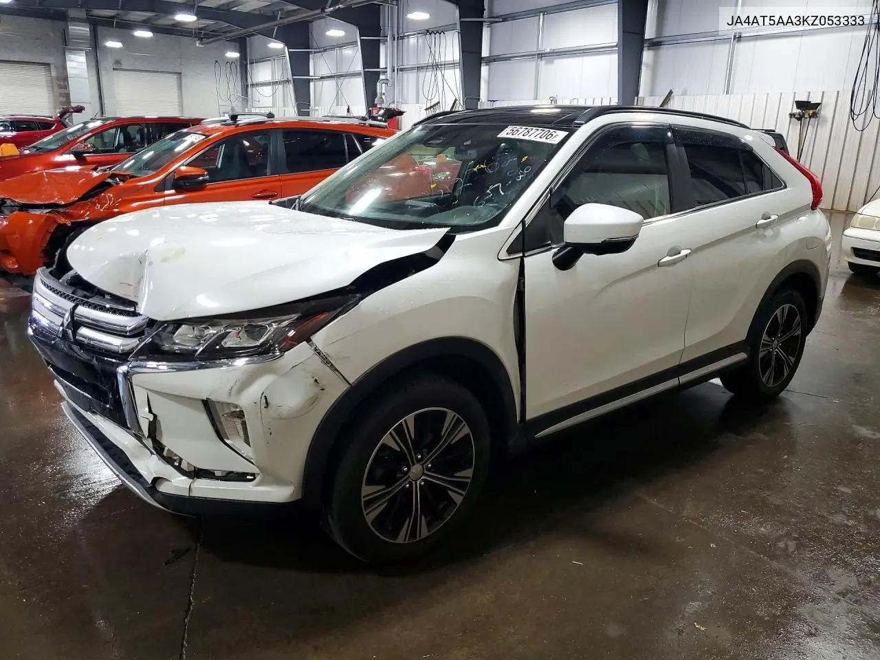 2019 Mitsubishi Eclipse Cross Se VIN: JA4AT5AA3KZ053333 Lot: 56787706