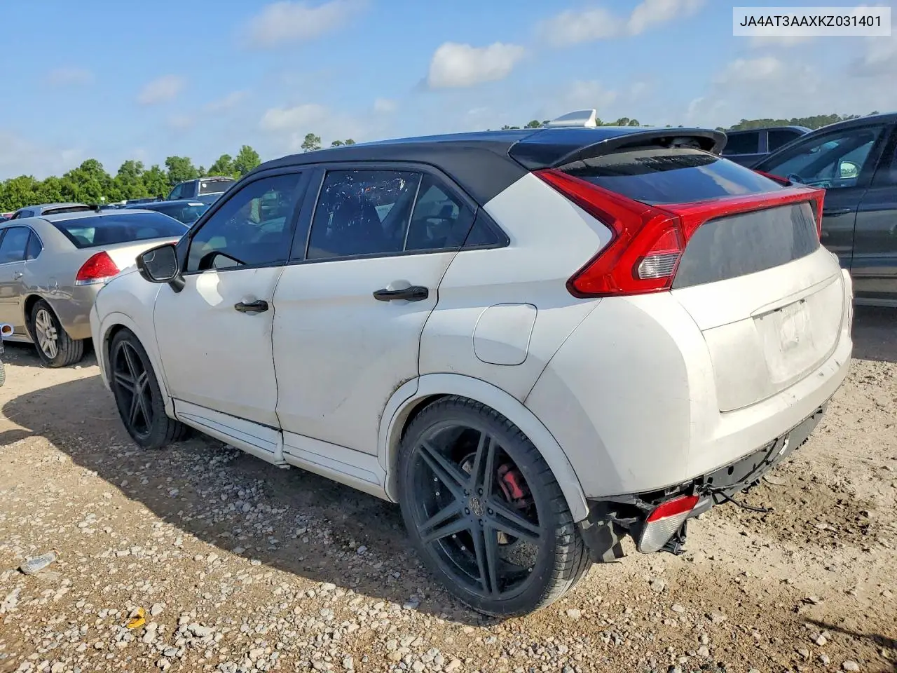 2019 Mitsubishi Eclipse Cross Es VIN: JA4AT3AAXKZ031401 Lot: 57401196