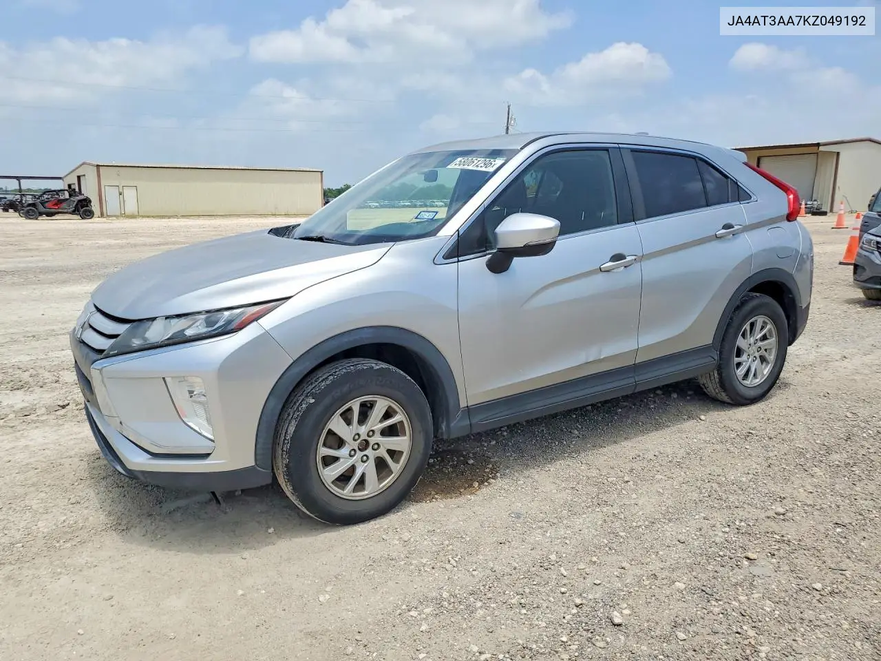 2019 Mitsubishi Eclipse Cross Es VIN: JA4AT3AA7KZ049192 Lot: 58061296