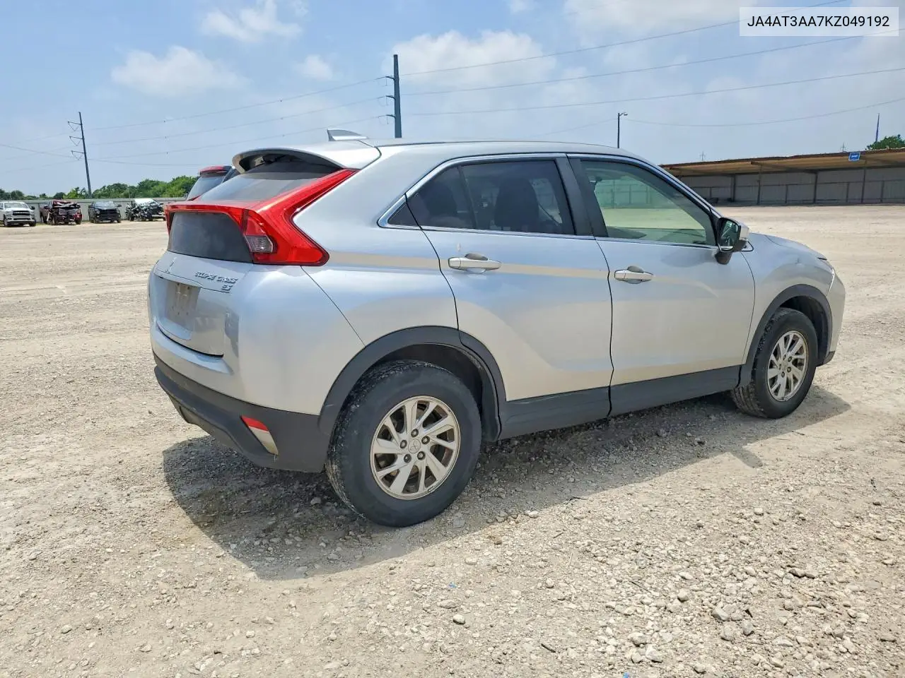 2019 Mitsubishi Eclipse Cross Es VIN: JA4AT3AA7KZ049192 Lot: 58061296